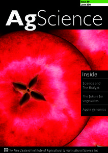 Issue 39 June 2011 AgScience Inside Science and