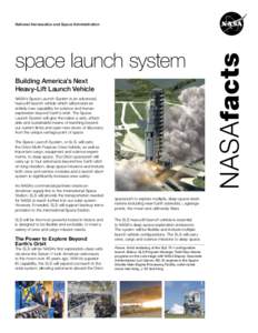 NASA Fact Sheet: NASA Space Launch SYstem