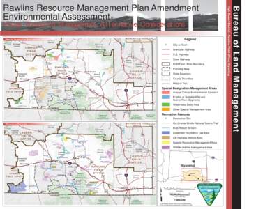 Visual Resource Management Alternative Considerations Special Designation/Management Areas Shoshone National Forest