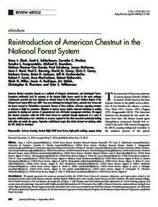 J. For[removed]):502–512 http://dx.doi.org[removed]jof[removed]REVIEW ARTICLE  silviculture