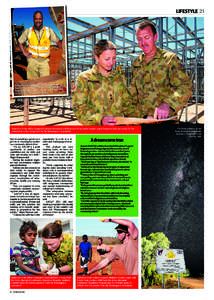 LIFESTYLE 21  SUNDAY SEPTEMBER[removed]s Maugueret Australian Army soldier Sapper Loui