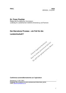 FINAL  REDE BRÜSSEL, [removed]Dr. Franz Fischler