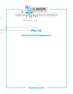 LOWER MANHATTAN DEVELOPMENT CORPORATION  Pier 42 Environmental Assessment  November 2015