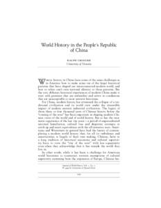 Journal of World History, vol. 1, no)
