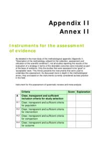 Microsoft Word - prevention standards final draft appendix 02 methodology annex 02 instruments.doc