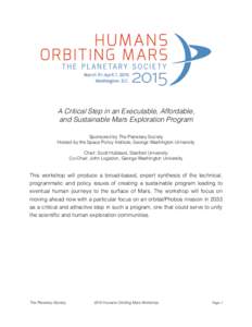 Mars exploration / Moons of Mars / Mars / Phobos / Laurie Leshin / The Planetary Society / Colonization of Mars / Spaceflight / Astronomy / Space
