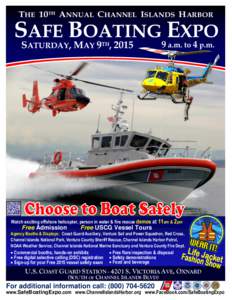 THE 10TH ANNUAL CHANNEL ISLANDS HARBOR  SSAFE B OATING EXPO , M 9 , 2015 ATURDAY