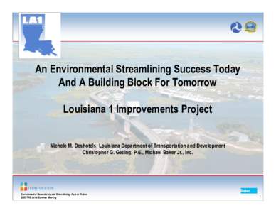 An environ steamling success Louisiana 1 Improvements .ppt [Read-Only]