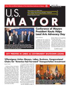 Since 1933, the Official Publication of The United States Conference of Mayors  April 11, 2011 Volume 78, Issue 06  U.S.