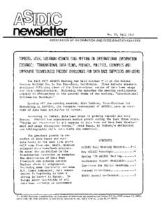 newsleWer  No. 30, F a l l 1977