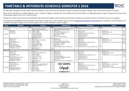 Microsoft Word - Timetable & Intensives Schedule 2016S1 (v5).docx