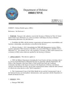 DoD Directive[removed], September 30, 2013