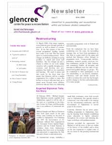 Newsletter ISSUE 7 APRILCommitted to peacebuilding and reconciliation