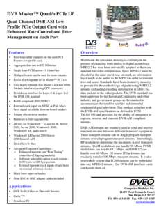 Microsoft Word - DVB Master Quad-o PCIe LP Datasheet.doc
