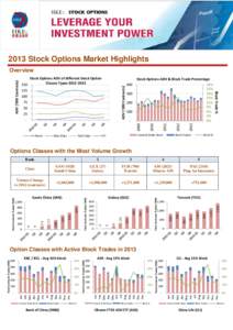 2013 Stock Options Market Highlights  - H-shares
