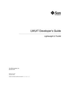 LWUIT Developer’s Guide