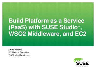 SUSE BU Presentation Template 2014