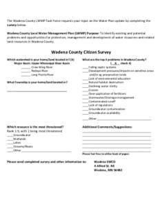 Otter Tail County Citizen Survey