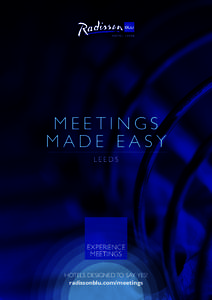MEETINGS MADE EASY LEEDS EXPERIENCE MEETINGS