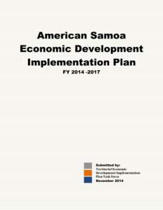 American Samoa Economic Development Implementation Plan FYSubmitted by: