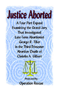 x  Justice Aborted A Four Part Exposé Examining the Grand Jury That Investigated