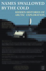 NAMES SWALLOWED BY THE COLD HIDDEN HISTORIES OF ARCTIC EXPLORATION