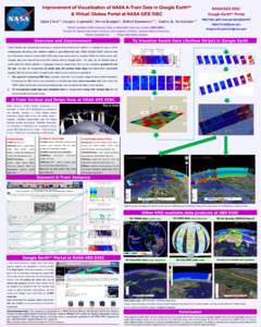 Improvement of Visualization of NASA AA-Train Data in Google Earthtm & Virtual Globes Portal at NASA GES DISC Aijun Chen1,2,