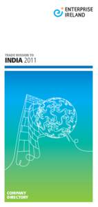 TRADE MISSION TO  INDIA 2011 COMPANY DIRECTORY