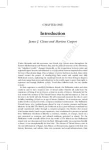 Clauss  c01 Final Proof page[removed]:12am Compositor Name: PDjeapradaban CHAPTER ONE