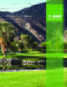 Western Turf Solutions Your Guide to Healthy, Quality Turf Jen Browning Western Technical Representative