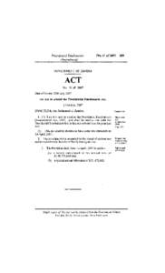Presidential Emoluments (Amendment) [ N o . 11 o f