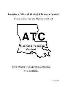 Louisiana Office of Alcohol & Tobacco Control Commissioner Juana Marine-Lombard ATC Alcohol & Tobacco Control