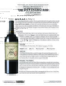 DR Wine Notes Divine Red 2014