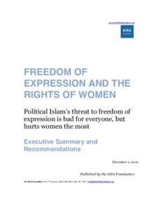 Islam and secularism / Sharia / Islam in the United States / Women in Islam / Islam in Egypt / Criticism of Islamism / Islamic fundamentalism / Islam / Religion / Islamism
