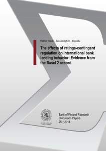 The effects of ratings-contingent regulation on international bank lending behavior: Evidence from the Basel 2 accord