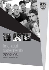 financial statementsUniversity of Newcastle upon Tyne  Contents