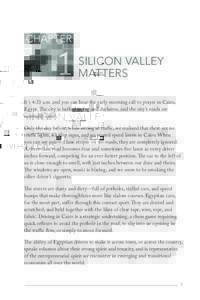 CHAPTER  1 SILICON VALLEY MATTERS