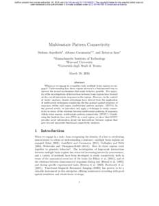 Multivariate Pattern Connectivity
