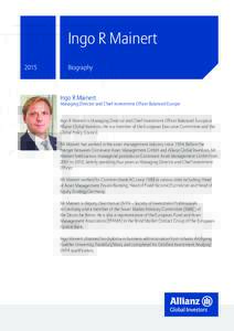 Allianz / Societates Europaeae / Elizabeth Corley / Natixis Global Asset Management