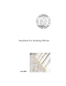 Handbook For Building Officials  June 2009 INTRODUCTION