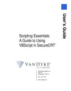 A Guide to Using VBScript in SecureCRT