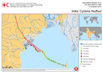 Information bulletin no. 2 TC[removed]IND 14 October 2014 India: Cyclone Hudhud China