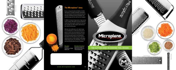 Ribbon Grater  The Microplane® story By now, cooking aficionados worldwide are familiar  se