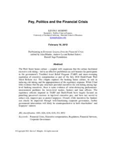 Microsoft Word - PayPoliticsCrisisdoc