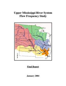 Upper Mississippi River System Flow Frequency Study Final Report  January 2004