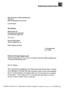 QIS3 - Comments by Bundesverband deutscher Banken (Basel Committee - March 2003)