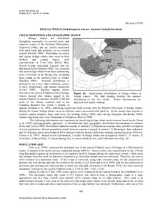 NOAA-TM-AFSC-161 Angliss, R. P., and R. B. Outlaw RevisedBELUGA WHALE (Delphinapterus leucas): Eastern Chukchi Sea Stock STOCK DEFINITION AND GEOGRAPHIC RANGE