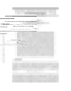 arXiv:0801.0311v1 [q-bio.NC] 2 Jan[removed]Comparison of objective functions for estimating linear-nonlinear models Tatyana O. Sharpee Computational Neurobiology Laboratory,