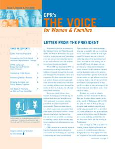Issue 1, Volume 1, FallCPR’s THE VOICE