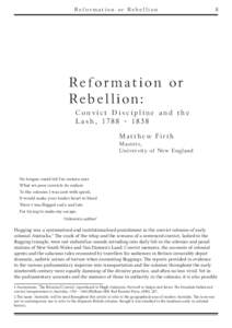 Reformation or Rebellion  8 Reformation or Rebellion: